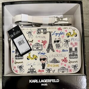 Karl Lagerfeld Winter White Multi Bag